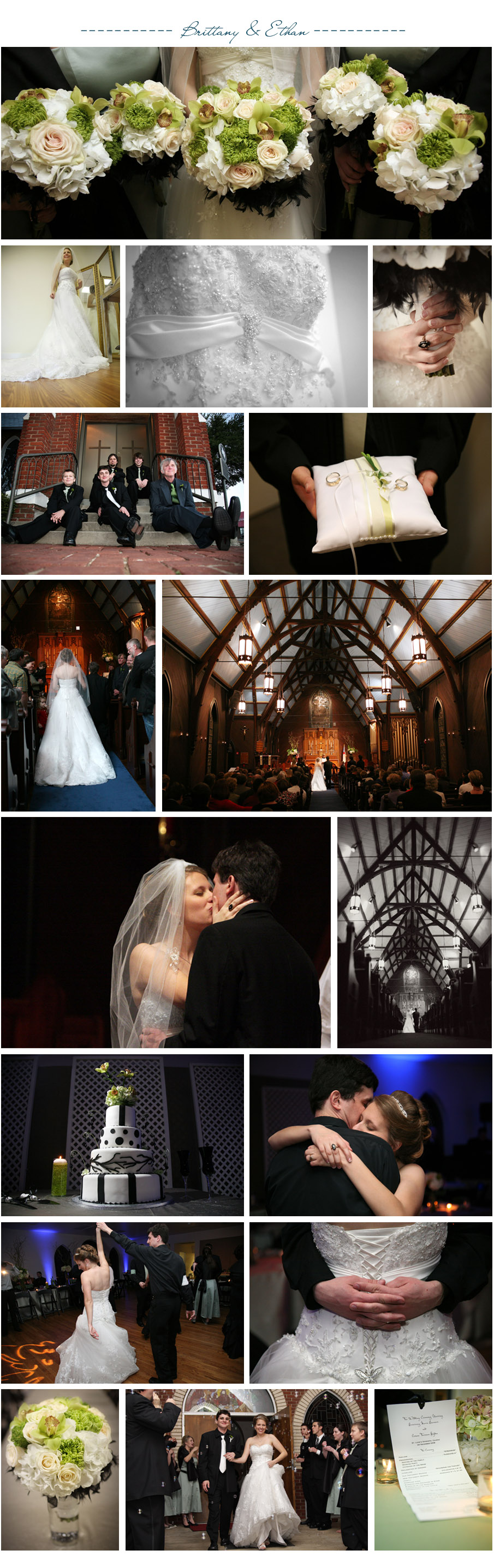 Brittany and Ethan's Tim Burton inspired wedding at St. Lukes in Denison Texas photographed by McKinney Wedding Photographer Phase 3 Photography